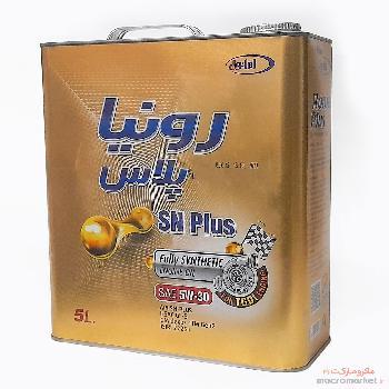 روغن موتور ایرانول مدل رونیا پلاس 5w-30 SN PLUS + فول سینتتیک حجم 5 لیتر